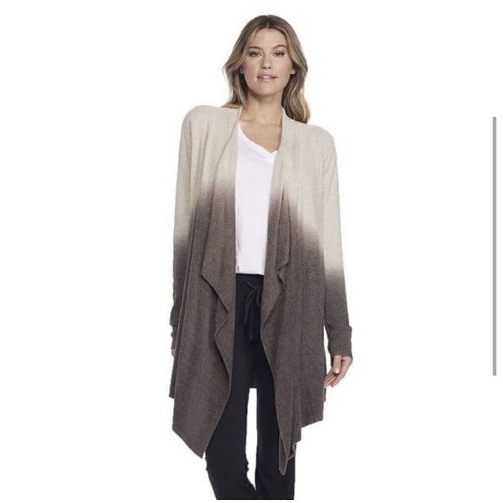 Barefoot Dreams Cozy Chic Lite Calypso Wrap Cardigan in Ombre Natural Small M